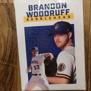 Brandon Woodruff Bobblehead - Blue and White